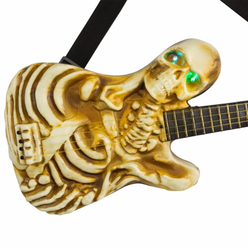 Northlight Lighted Rockin' Skeleton Guitar with Sound Northlight Lighted Rockin' Skeleton Guitar with Sound