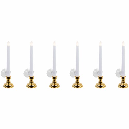Northlight Single Light Window Candles with Remote and Timer 10 White Set of 6 61 each King Soopers