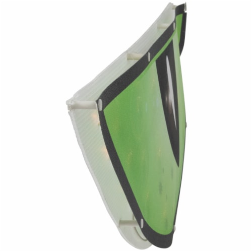 Northlight 42 Lighted Green and Black Eyes Halloween Window Silhouette Decoration Perspective: left