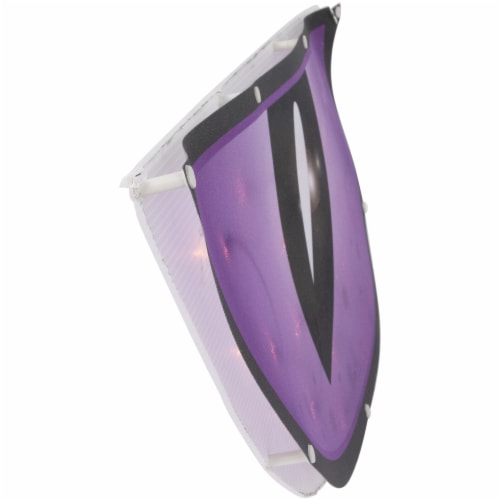 Northlight 42 Lighted Purple and Black Eyes Halloween Window Silhouette Decoration Perspective: left