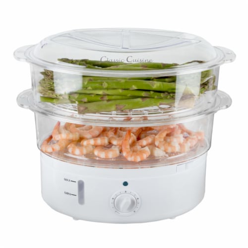 Classic Cuisine 82-KIT1012 6.3 qt. Vegetable Steamer Rice Cooker Perspective: left