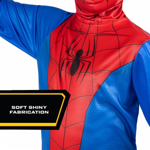 Jazwares Marvel's Youth Size Small Spider-Man Costume Perspective: left