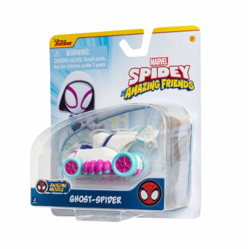 Disney Junior Marvel Amazing Metals Ghost Spider Perspective: left