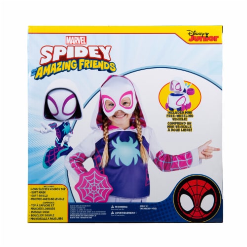 Jazwares Spidey & Friends Ghost Spider Toddler Dress Up Set Perspective: left