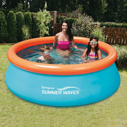 Summer Waves 8 Ft x 30 Inch Backyard Kiddie Splash Inflatable