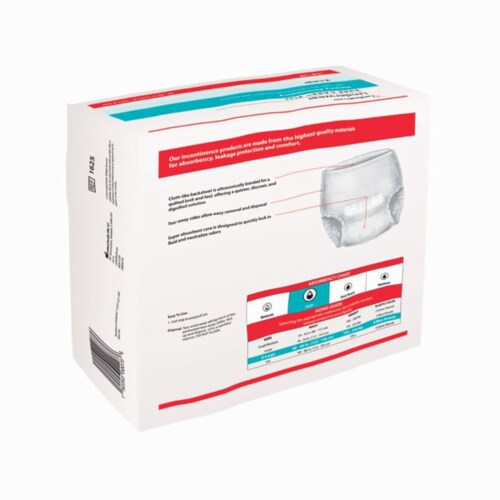 Covidien Disposable Underwear X-Large, Heavy, 14 Ct Perspective: left