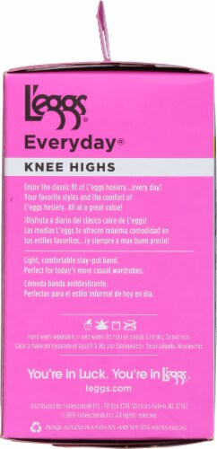 L'Eggs® Everyday® Knee High Pantyhose - Nude Perspective: left