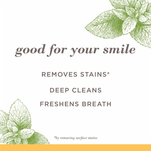 Burt's Bees® Zen Peppermint Purely White Flouride-Free Toothpaste Perspective: left