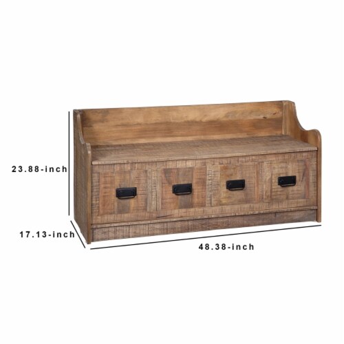 48 inch clearance storage bench