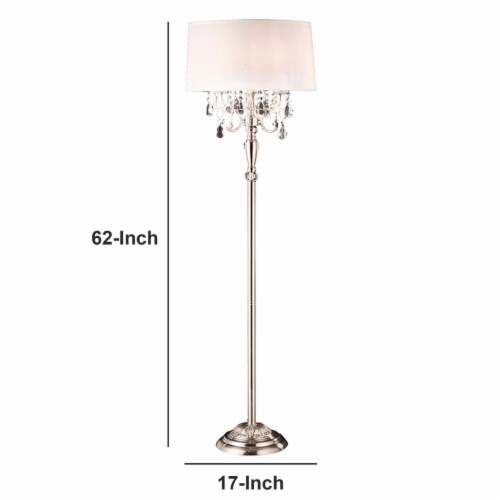 Hanging crystal floor lamp deals