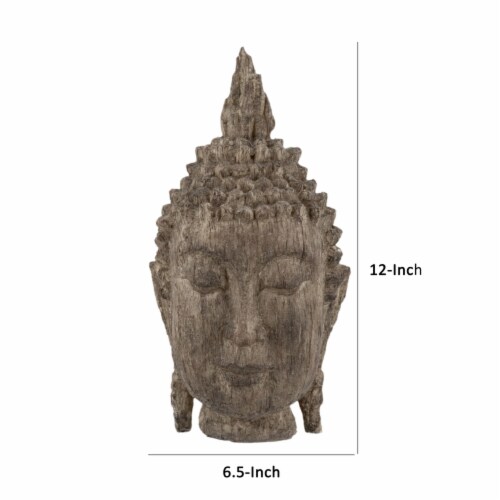 Three Dimensional 3d Buddha Head Sculpture Statue Thai Buddhist Religious Decorative Pattern Cutout 13249242