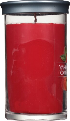 Yankee Candle®  Pillar Jar Candle Macintosh Perspective: left