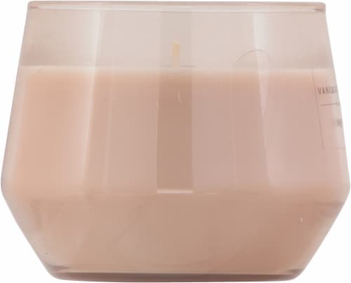 Yankee Candle Medium Vanilla Cream Brulee Jar Candle Perspective: left