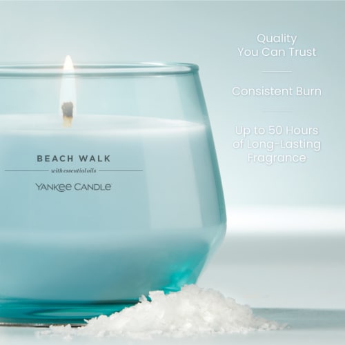 Yankee Candle Studio Scented Candle with up to 50 Hour Burn Time, Beach Walk Perspective: left