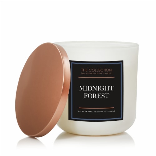 Chesapeake Bay Candle Midnight Forest Candle Perspective: left
