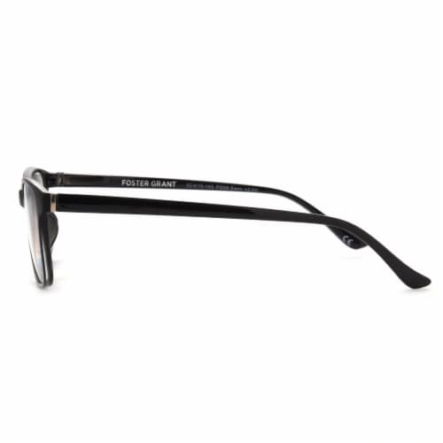 Foster Grant Payton Blue Light Anti-Fog Reading Glasses - Black Perspective: left