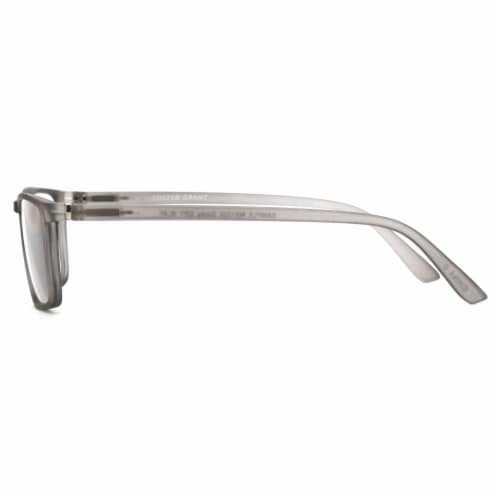 Foster Grant Corey Blue Light Anti-Fog Reading Glasses - Gray Perspective: left