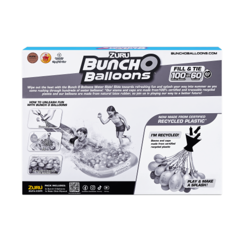 Zuru Bunch O Balloons Water Slide Wipeout Summer Toy Perspective: left