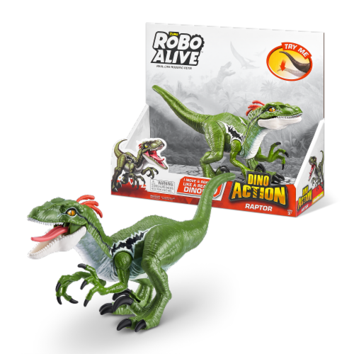 Zuru Robo Alive™ Raptor Figurine Perspective: left