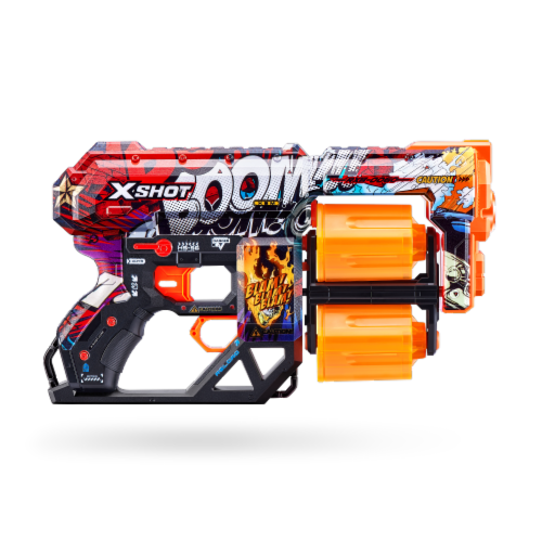 Zuru X-Shot Skins Dread Boom Dart Blaster Perspective: left