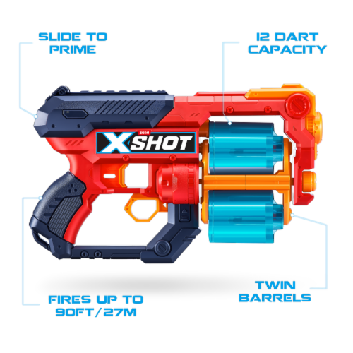Zuru X-Shot Excel Xcess Blaster Perspective: left