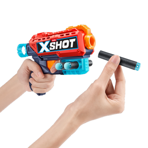 Zuru X-Shot Double Kickback Blaster Combo Pack Perspective: left
