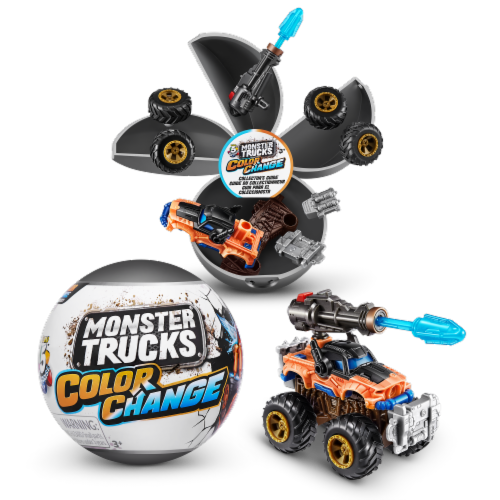 Zuru™ 5 Surprise Monster Trucks Color Change Series 3 Perspective: left