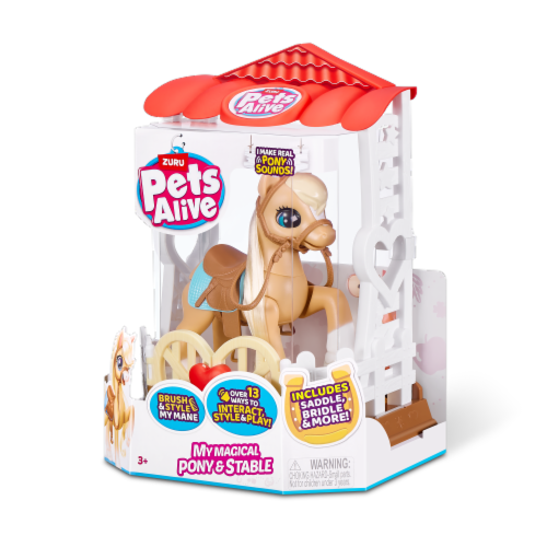 Zuru Pets Alive Pony Playset Perspective: left
