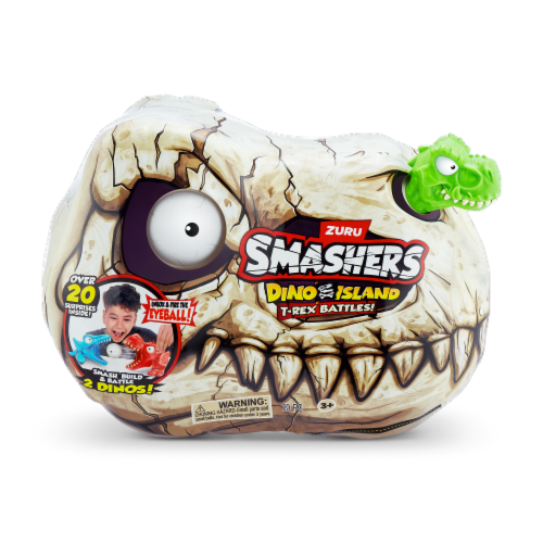 Zuru Smashers Dino Island Series T-Rex Battle Perspective: left