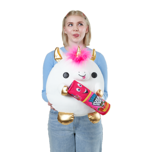 Zuru Snackles Series 1 Plush Unicorn & Bazooka® Perspective: left