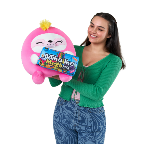 Zuru Snackles Series 1 Plush Sloth & MikeandIke® Perspective: left