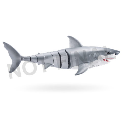 Zuru Robo Alive Great White Shark Perspective: left