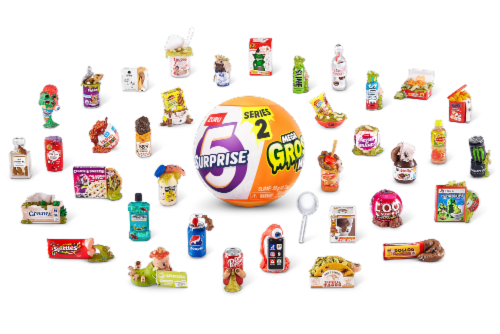 Zuru 5 Surprise Mega Gross Minis Series 2 Mystery Collectible Capsule Perspective: left