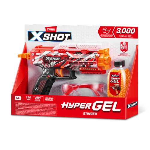 Zuru X Shot Hyper GEL™ Stinger™ Pistol Perspective: left