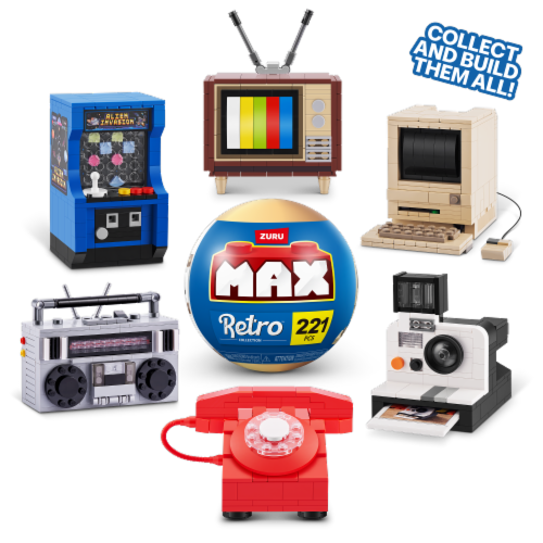 Zuru MAX Premium Retro™ Capsule Collection Toy Perspective: left