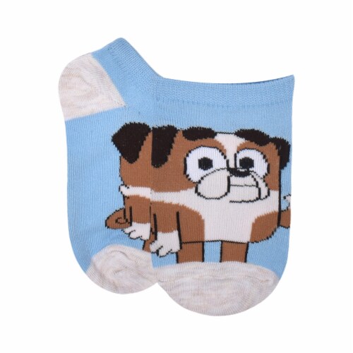 6pk Bluey & The Gang Boys Socks Perspective: left