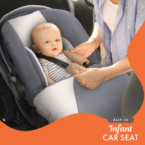 Baby Trend Ally Adjustable 35 Pound Infant Baby Car Seat w Base Gray 2 Pack 2 Piece Harris Teeter