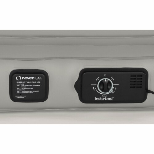 Insta-Bed Raised 19 Inch Queen Airbed & Insta-Bed Raised Queen Air Bed Mattress Perspective: left