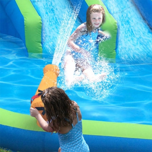 Kahuna twin falls inflatable water slide new arrivals