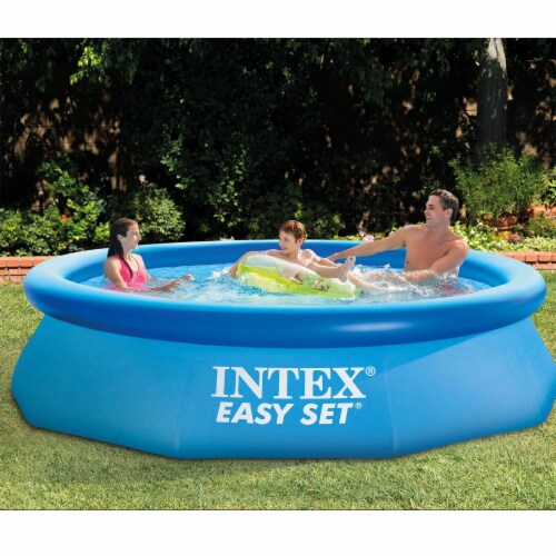 Intex 10ft Round Swimming Pool Cover & Set 10ft x 30in Inflatable Pool, 1 Piece - Harris Teeter