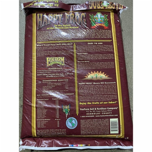 FoxFarm Happy Frog Nutrient and Ocean Forest Garden Potting Soil Mix (2 Pack) Perspective: left