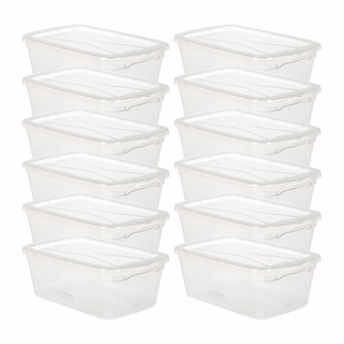 Rubbermaid Storage Tote Clear 6qt