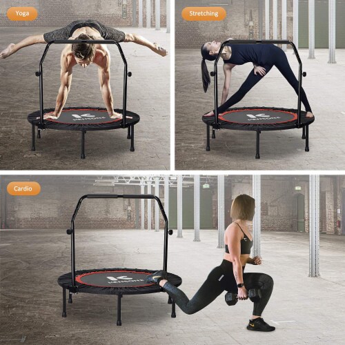Foldable mini trampoline with handle online