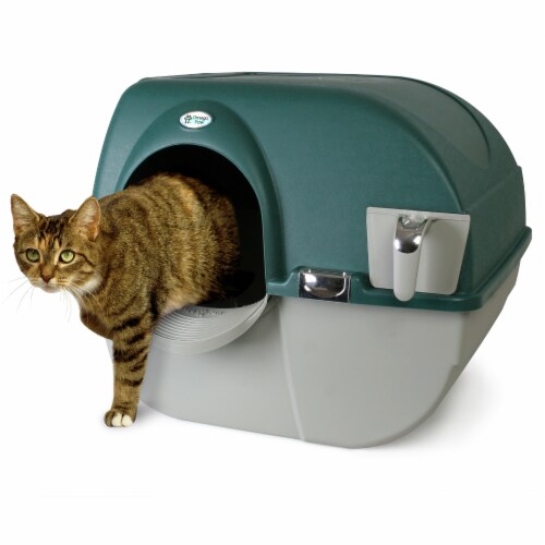 Omega Paw Roll'n Clean Self-Cleaning Litter Box & Paw Cleaning Mat for Cats,  1 Piece - Fry's Food Stores