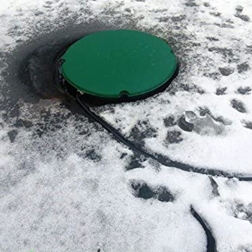 Farm Innovators Cast Aluminum 200W All Pond Floating De-Icer Heater (4 Pack) Perspective: left