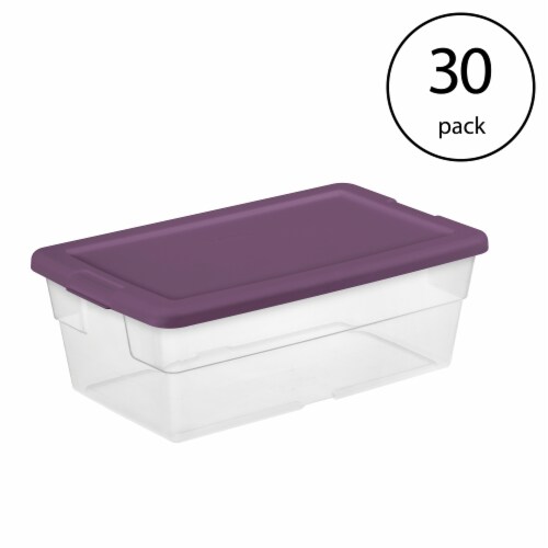 Sterilite Medium & Small Ultra Plastic Storage Bin Organizer Basket (12 Pack)