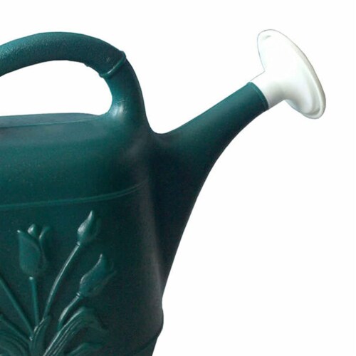Union Products 63065 Indoor Outdoor 2 Gallon Plant Watering Can, Green (3 Pack) Perspective: left