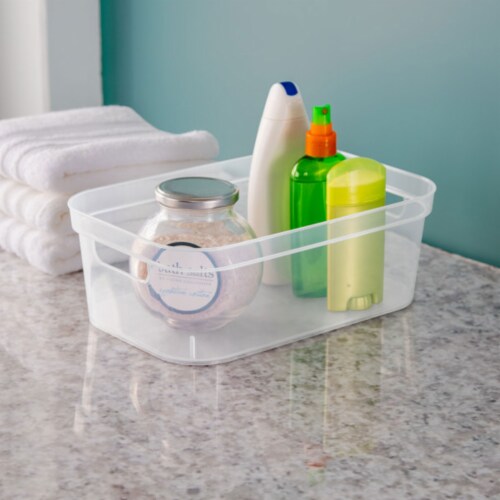 Sterilite Storage Bin with Carry Through Handles - Clear, 1 ct