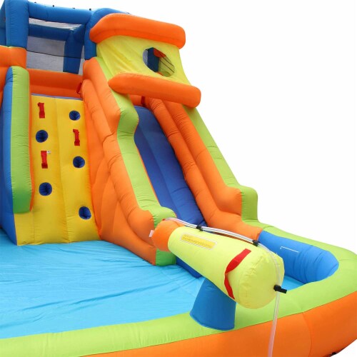 Banzai Drop Zone Kids Inflatable Water Park and Battle Bop Combo Pack (2 Sets) Perspective: left