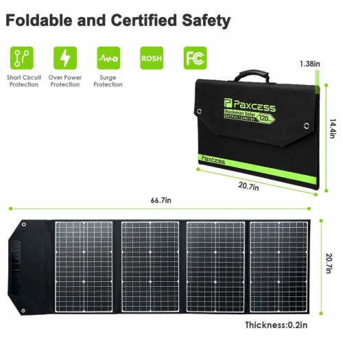 楽天市場】PAXCESS 2021 ソーラーパネル 120W 23.8%の高転換率